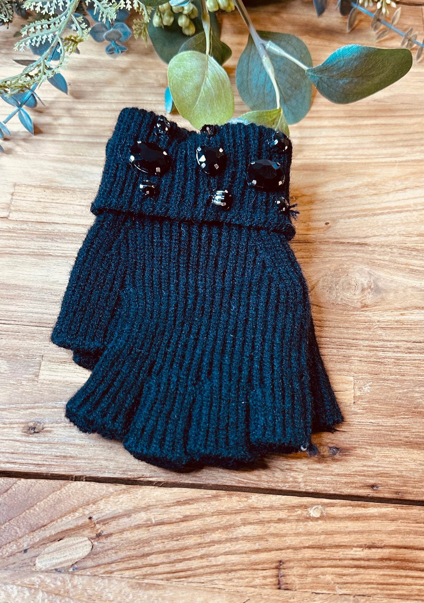 Rhinestone mittens +1 color