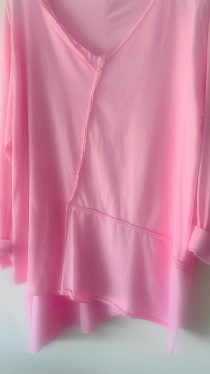 Camiseta irregular +4 colores