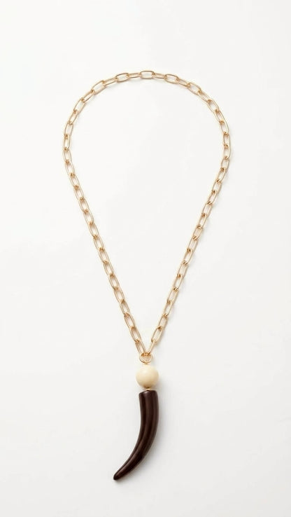 Collar Colmillo Minimal +2 colores