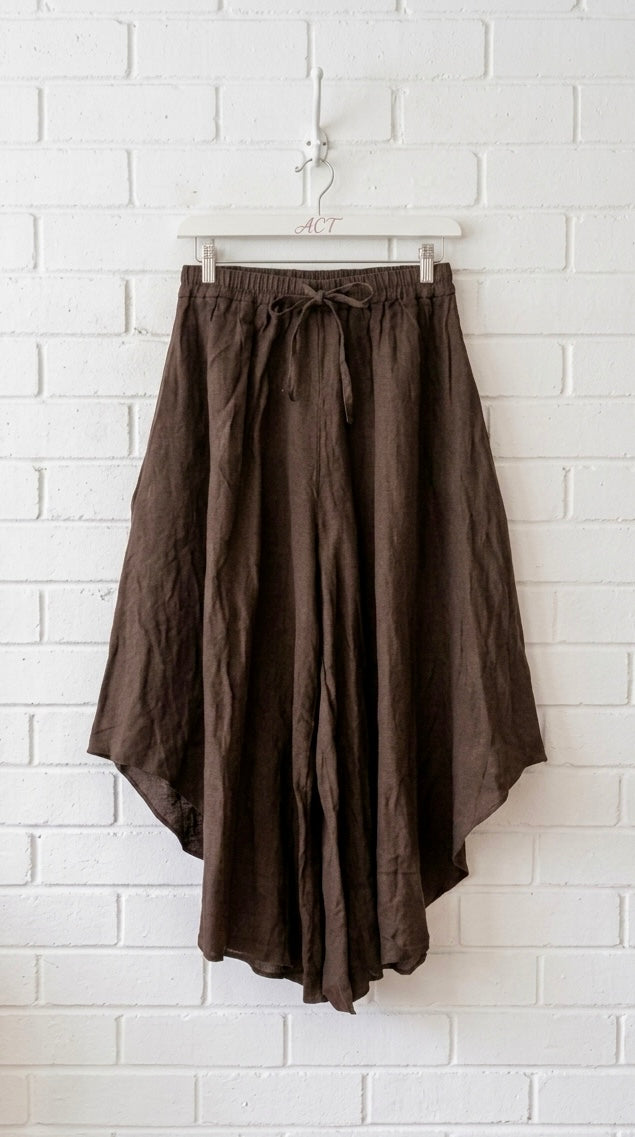 Pantalón lino asimétrico +3 colores