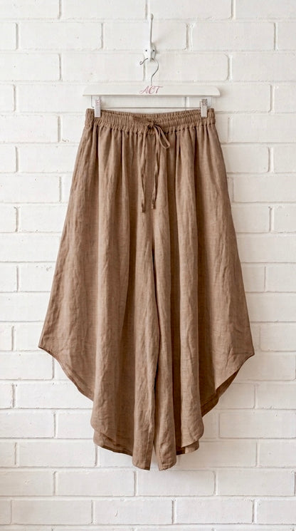 Pantalón lino asimétrico +3 colores
