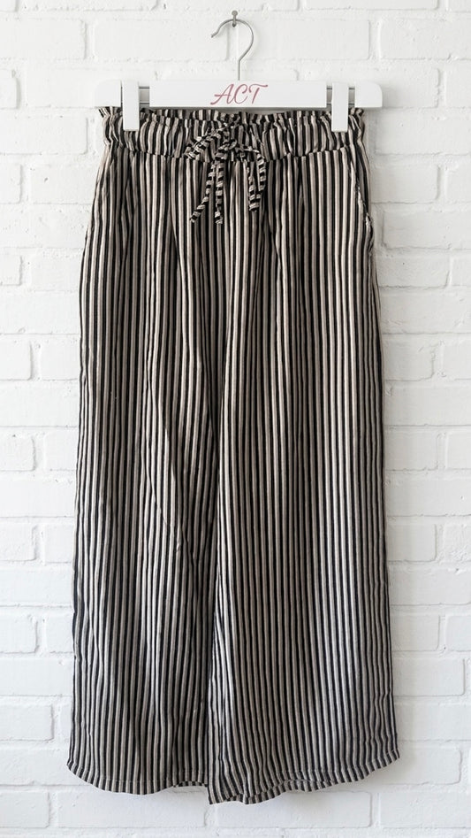 Pantalón de rayas fluido +3 colores