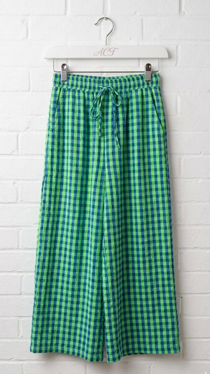 Pantalón Vichy bicolor  +2 colores