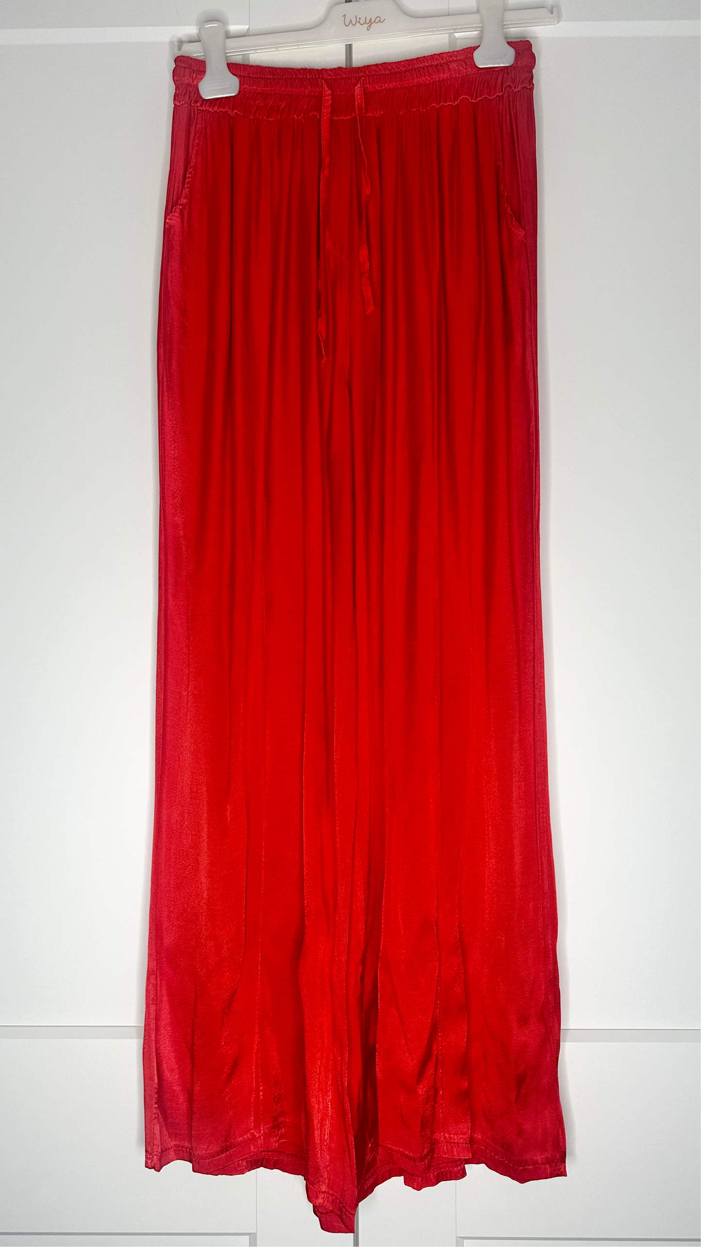 Pantalón raso palazzo