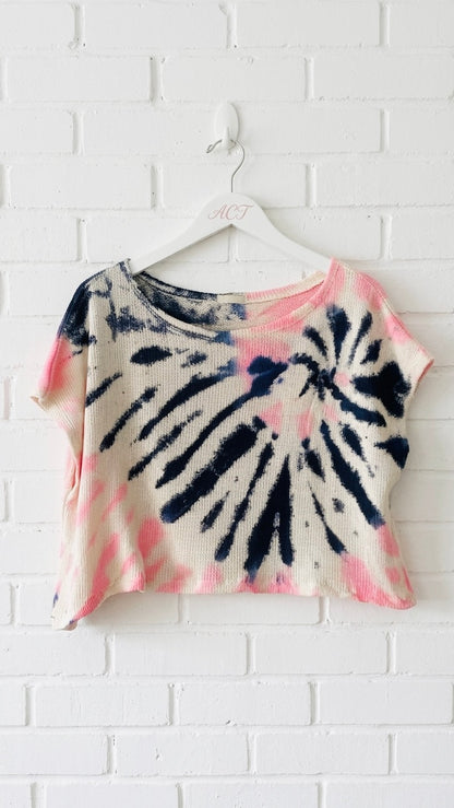 Top Crop Tie-Dye