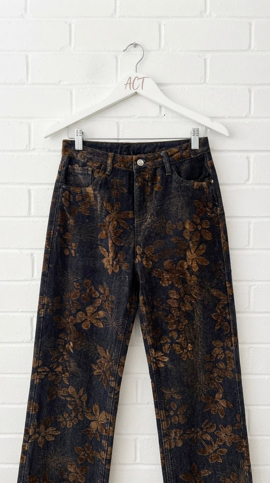 Pantalón Tejano Flocado