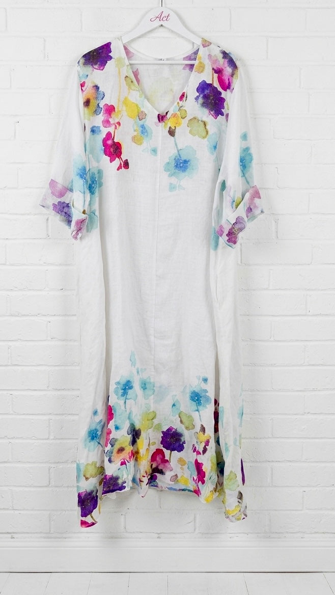 Vestido floral +2 colores