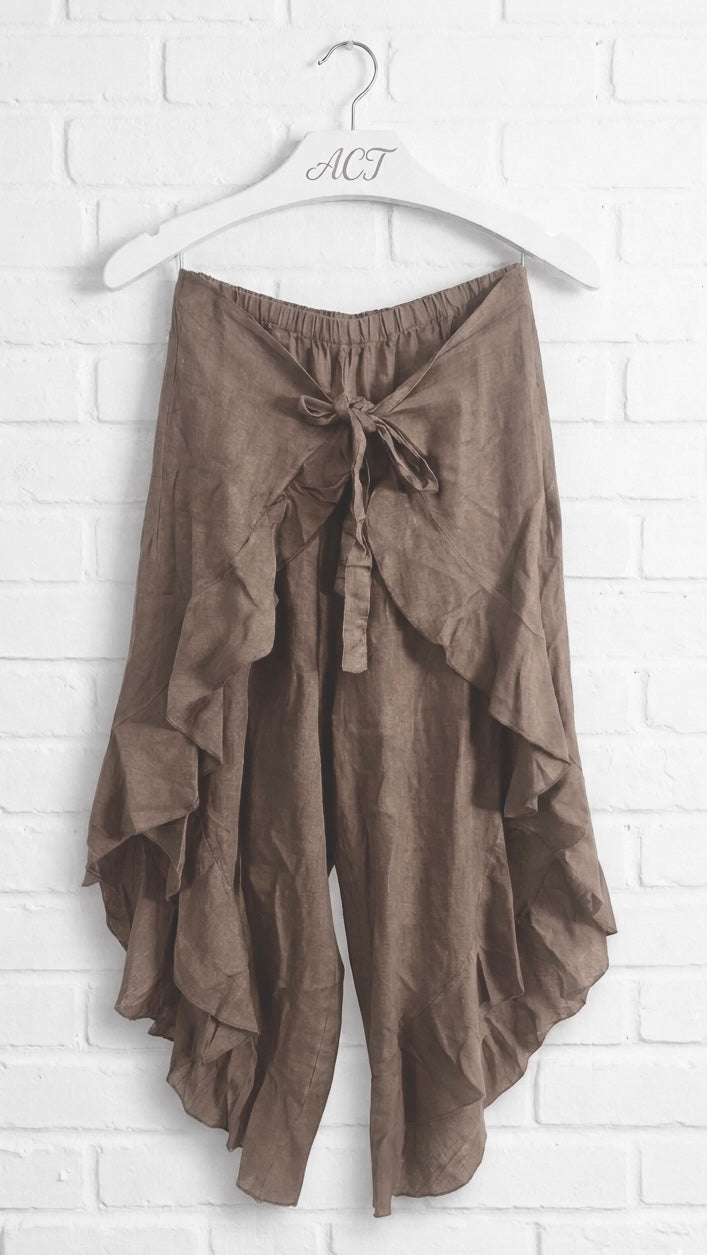 Pantalón pañuelo lino Aurora +9 colores