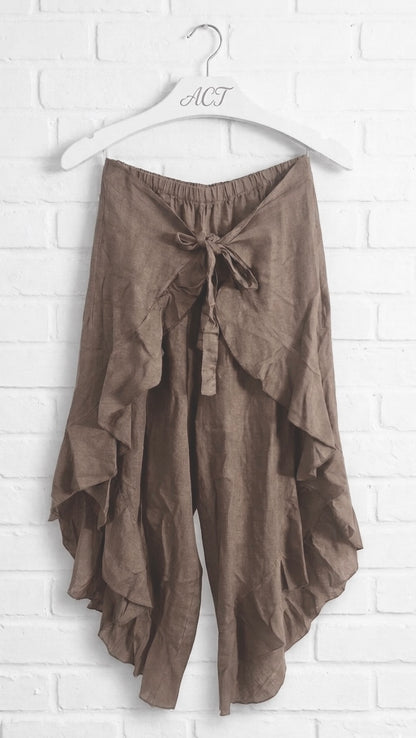 Pantalón pañuelo lino Aurora +9 colores