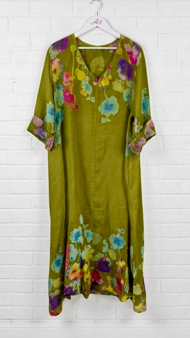 Vestido floral +2 colores