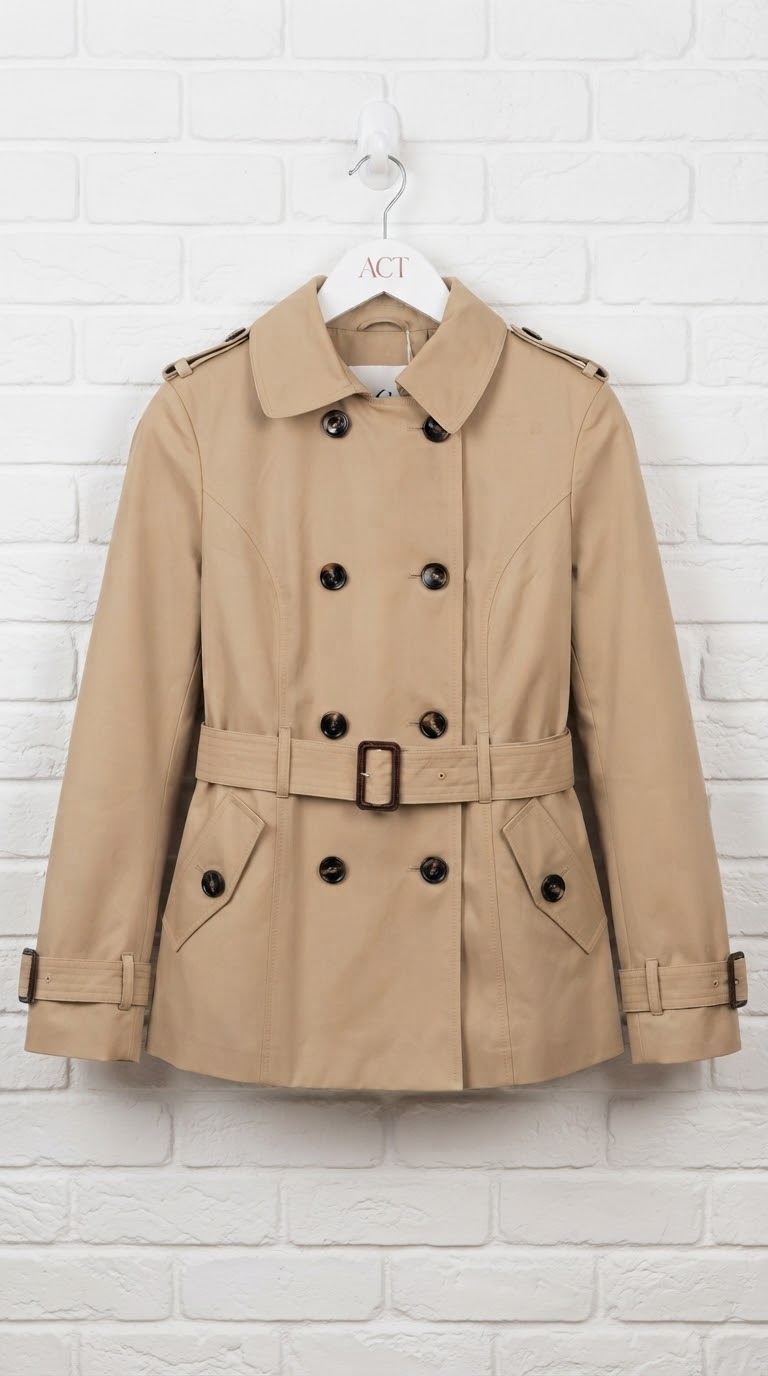 Chaqueta Trench Classic 3/4 +1 color