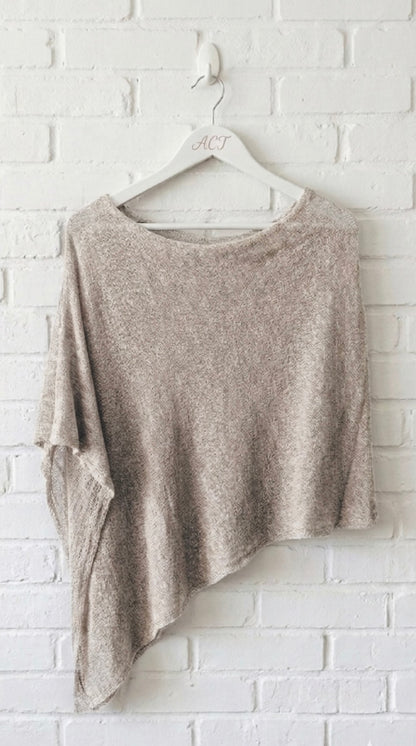 Jersey poncho calado +6 colores