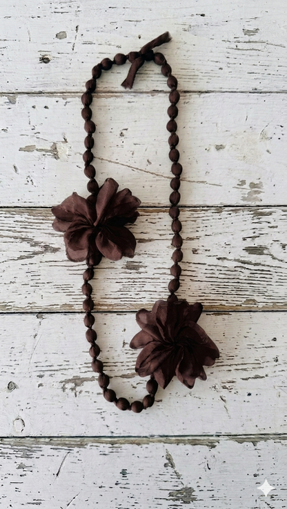 Collar bolas flores +7 colores
