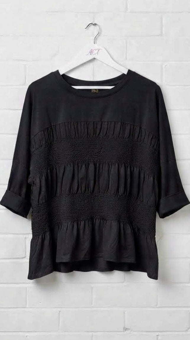 Camiseta Basic Manga Larga Nido de abeja +5 colores