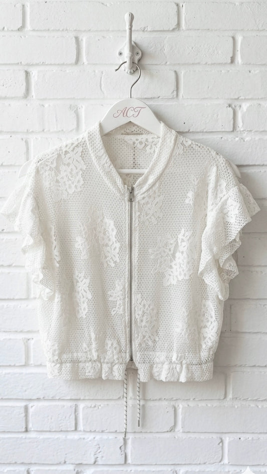 Chaqueta de encaje Floral +2 colores