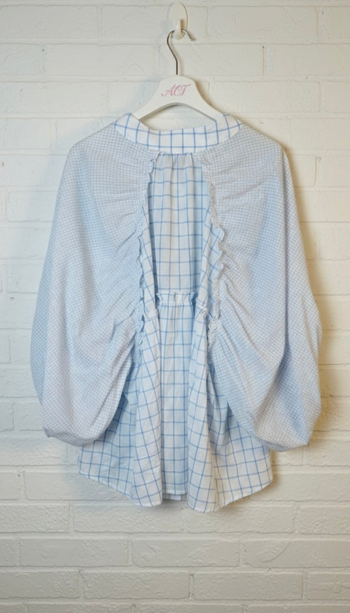 Blusa mix cuadros +1 color