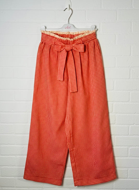 Pantalón palazzo vichy