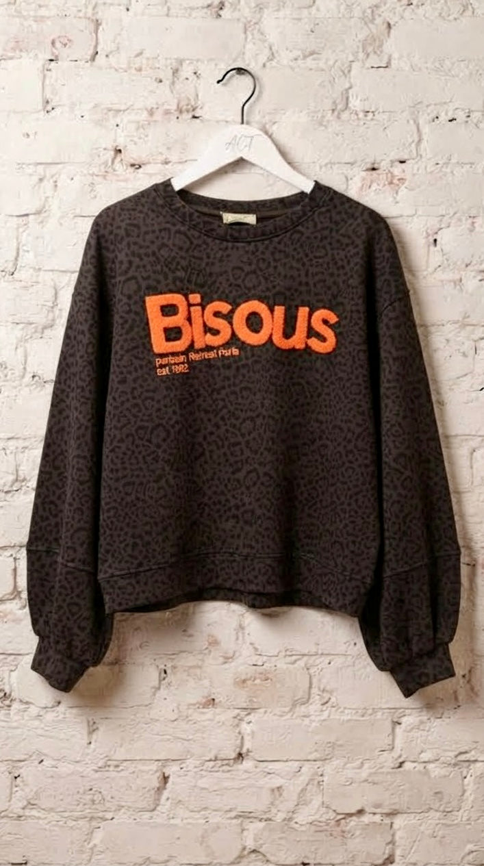Sudadera Bisous Leopardo +1 color