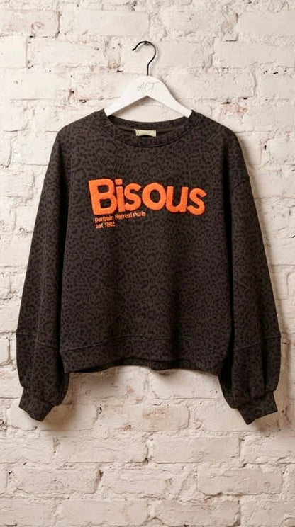 Sudadera Bisous Leopardo +1 color