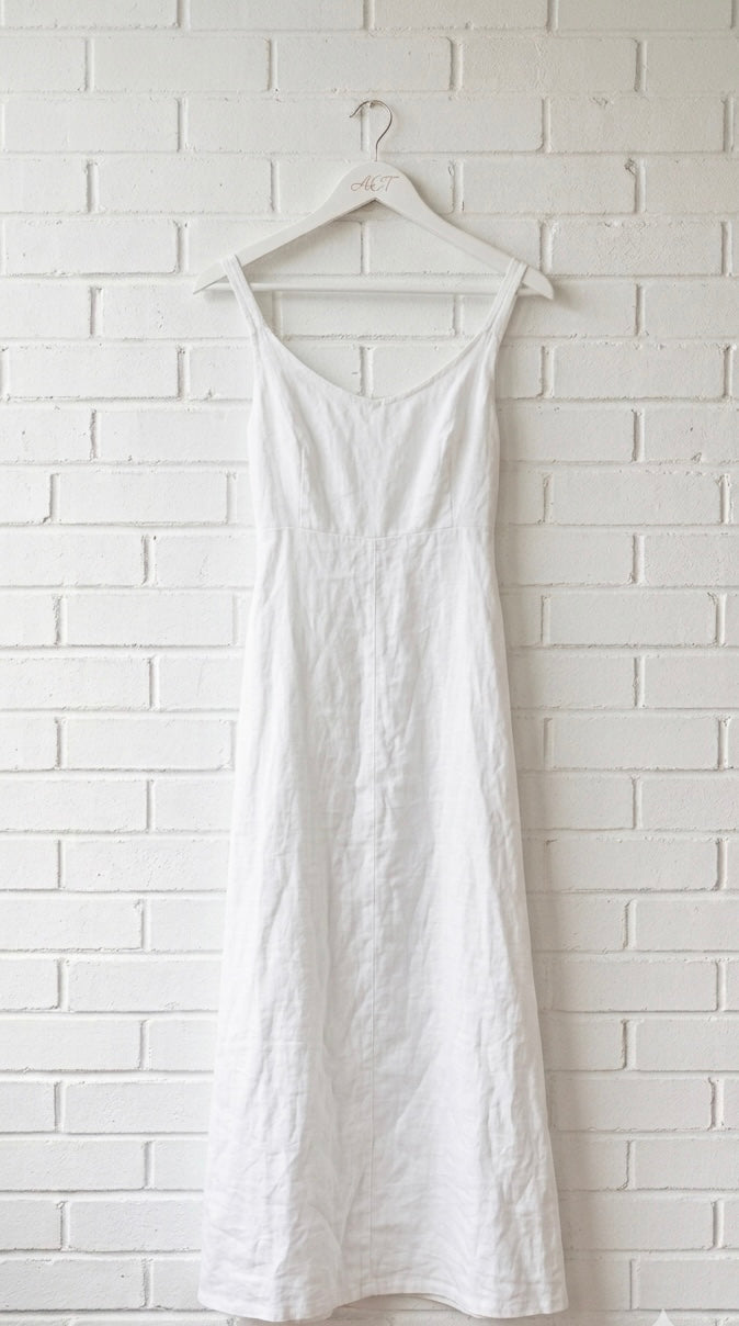Vestido de lino oasis fluido +4 colores