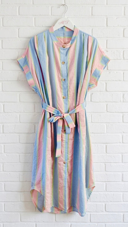 Vestido chic rayas +2 colores