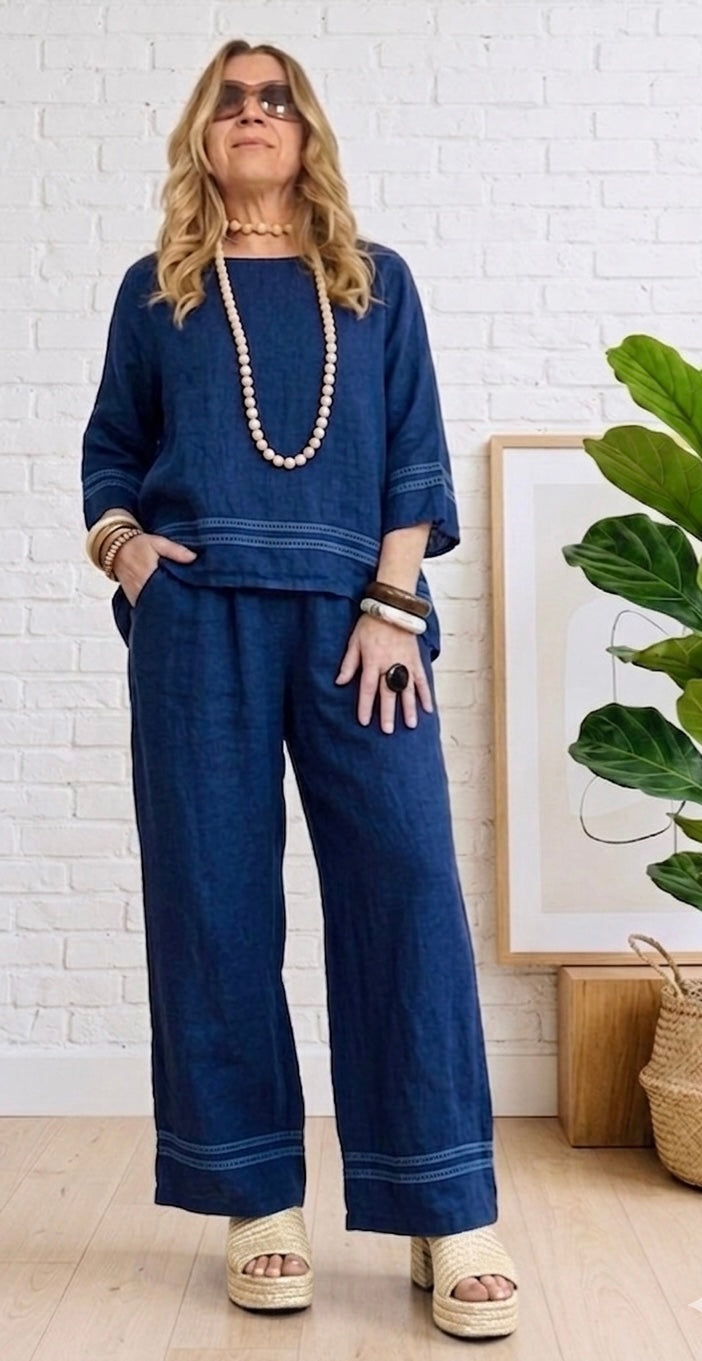 Conjunto Lino, luxury +5 colores
