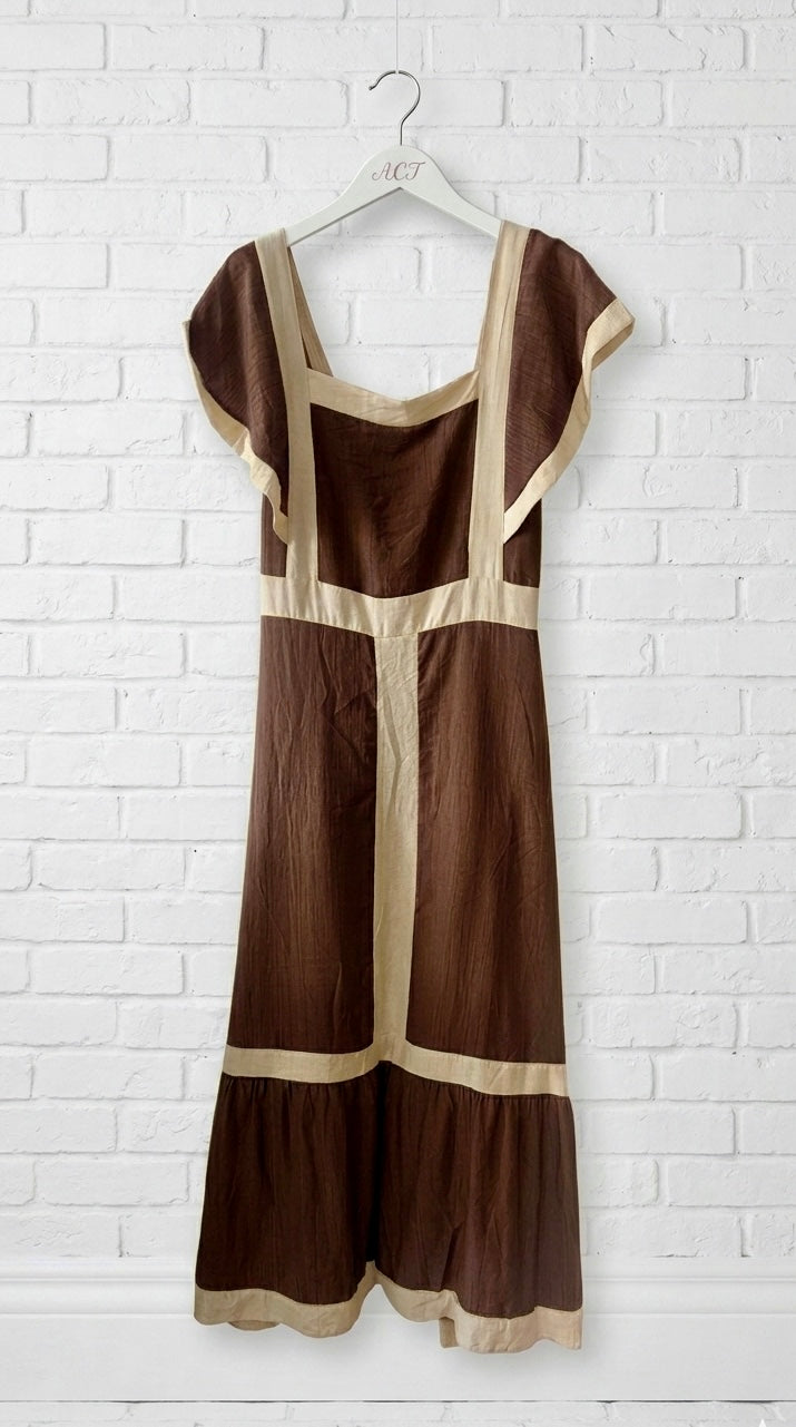 Vestido bicolor
