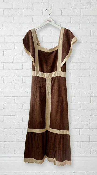 Vestido bicolor