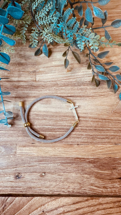 Pulsera cruz +7 colores