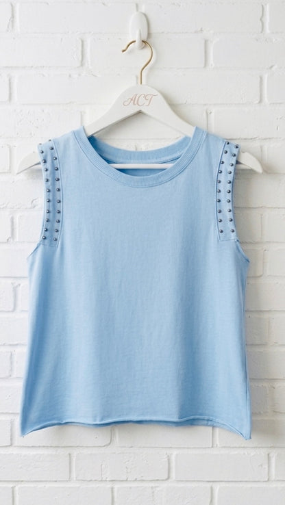 Camiseta Muscle con tachas +7 colores