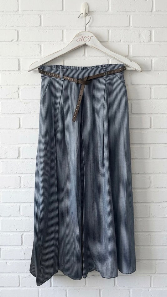 Pantalón súper palazzo rayas