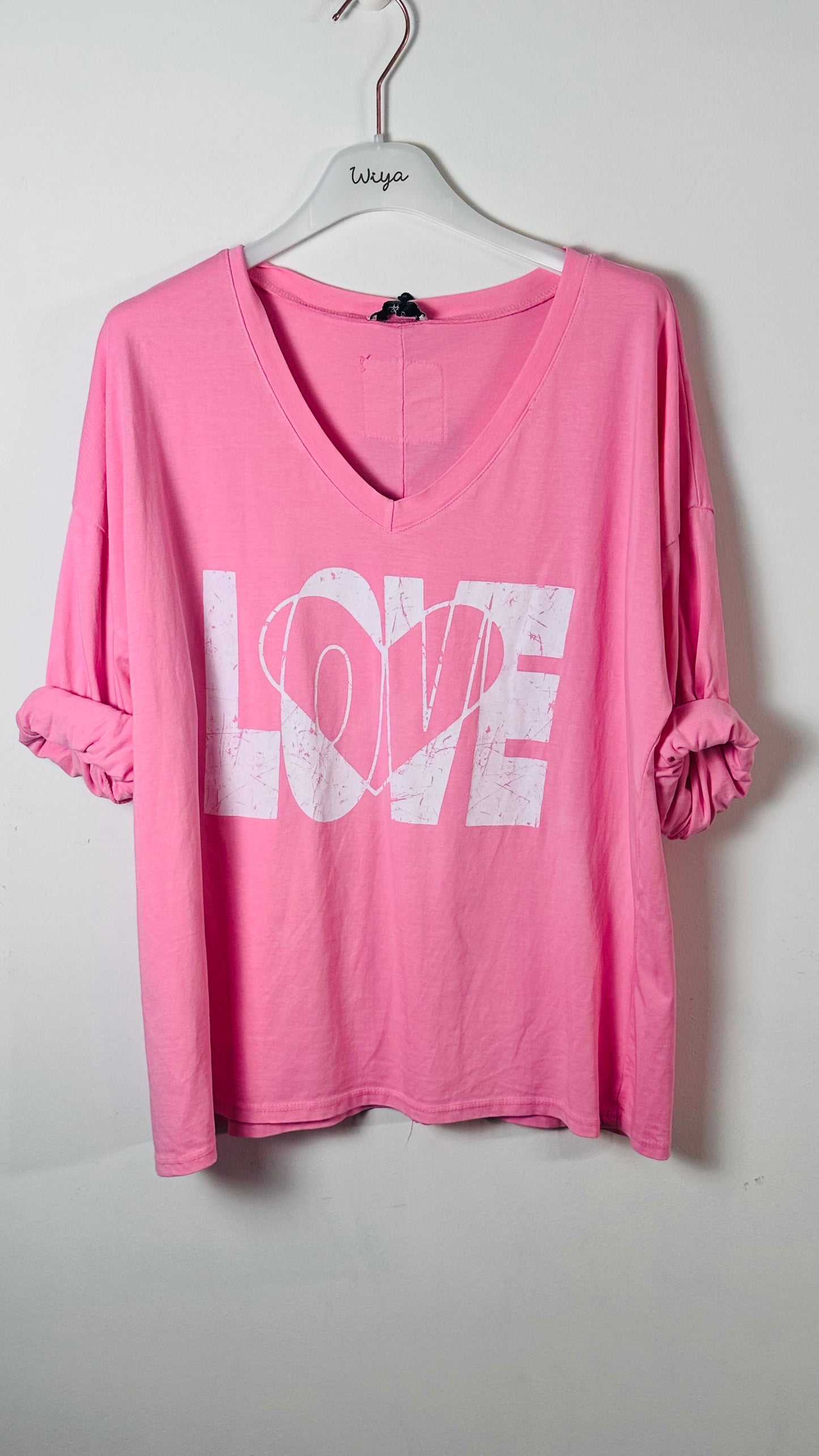 Camiseta love +3 colores