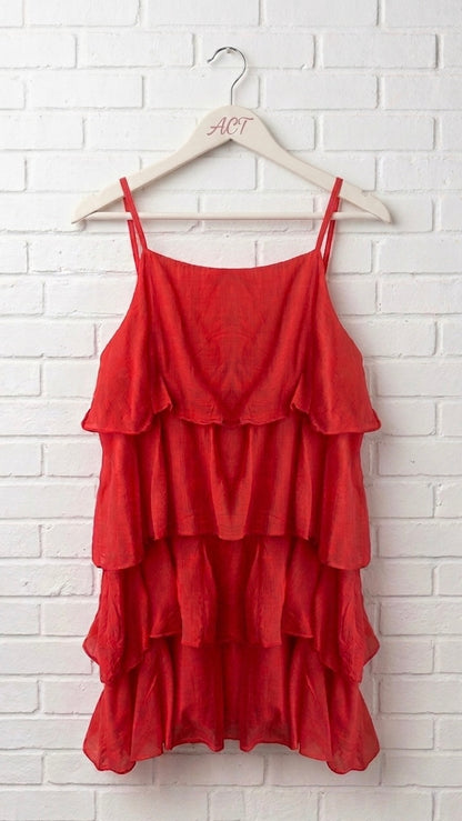Vestido mini volantes +3 colores