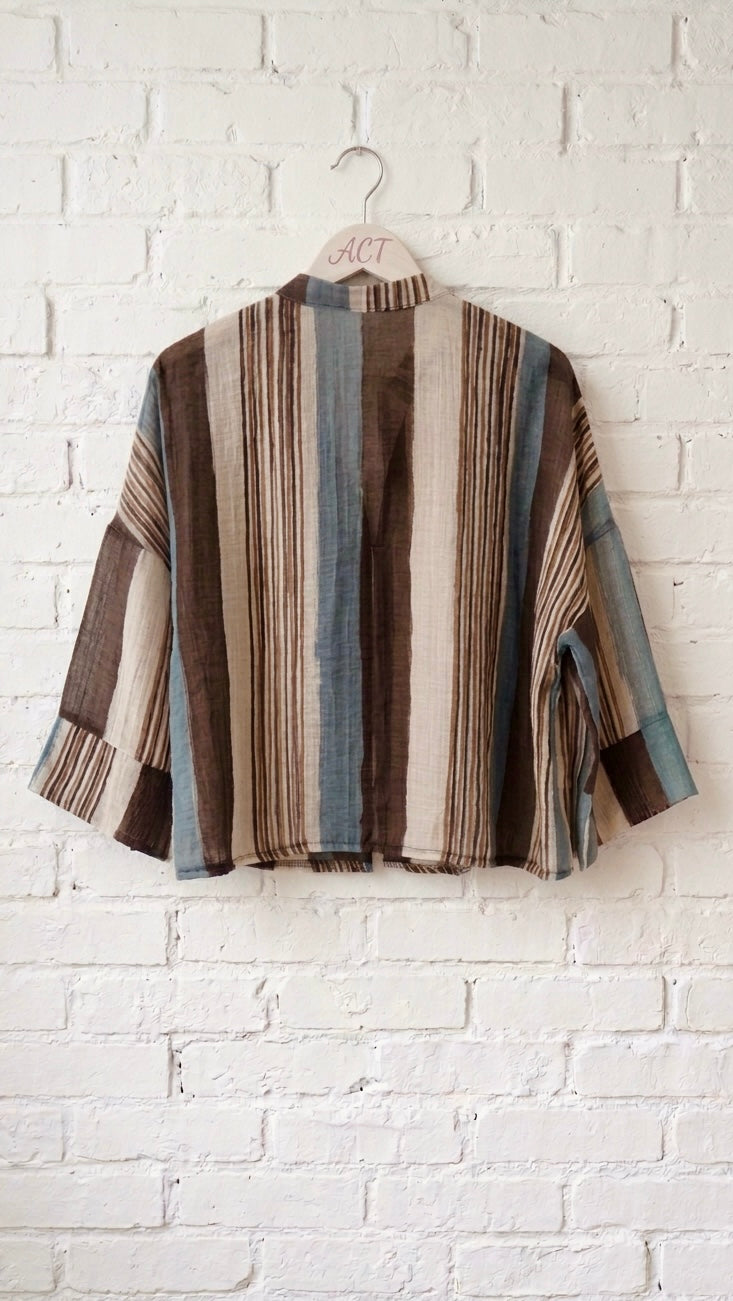 Blusa Oriental Rayas