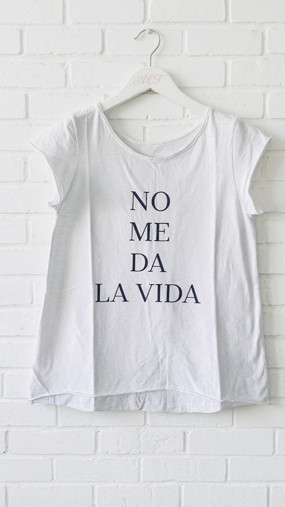 Camiseta no me da la vida +10 colores