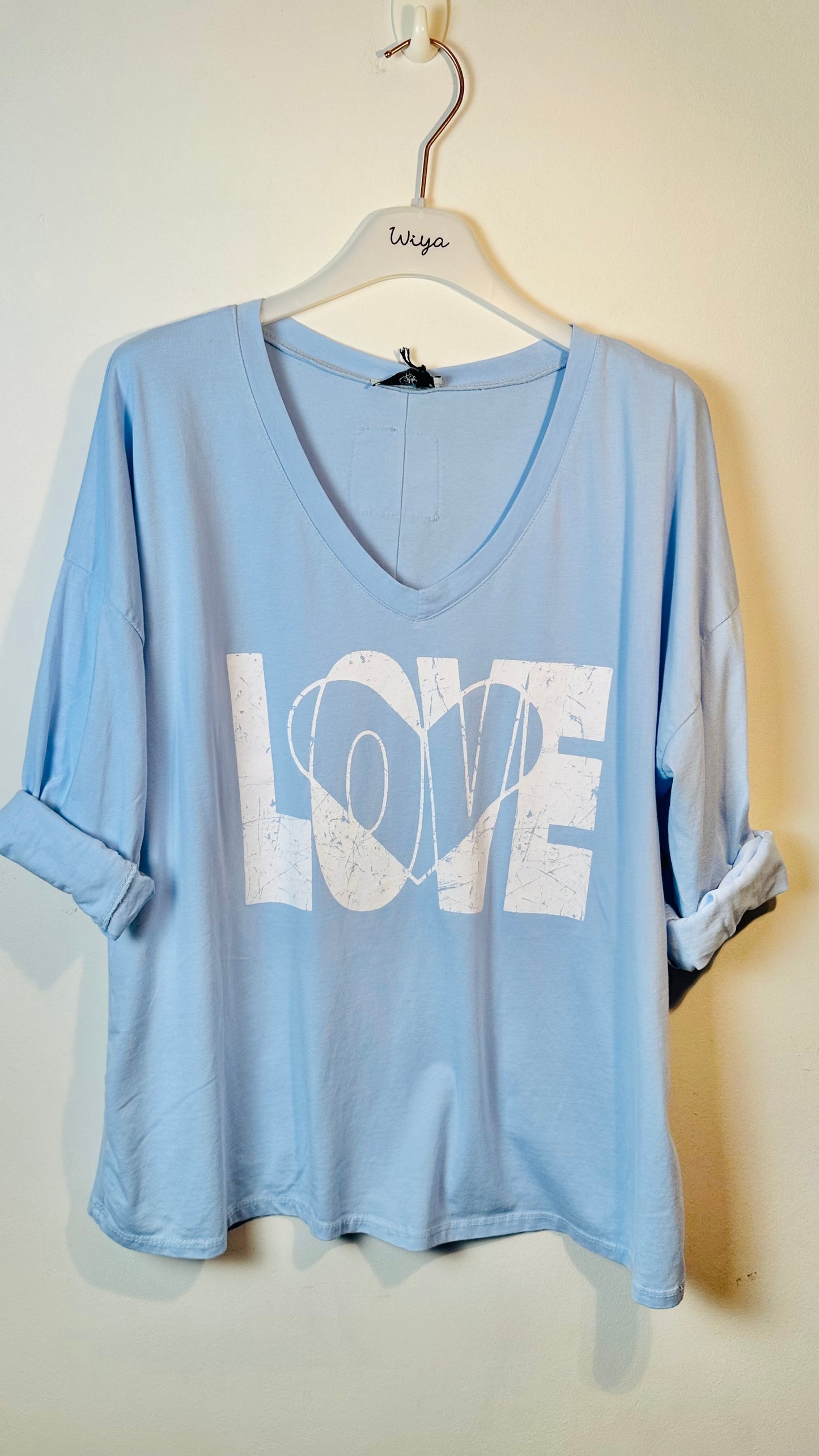 Camiseta love +3 colores