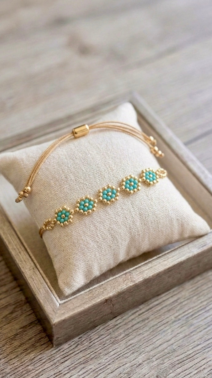 Pulseras mediterránea turquesa +15 modelos