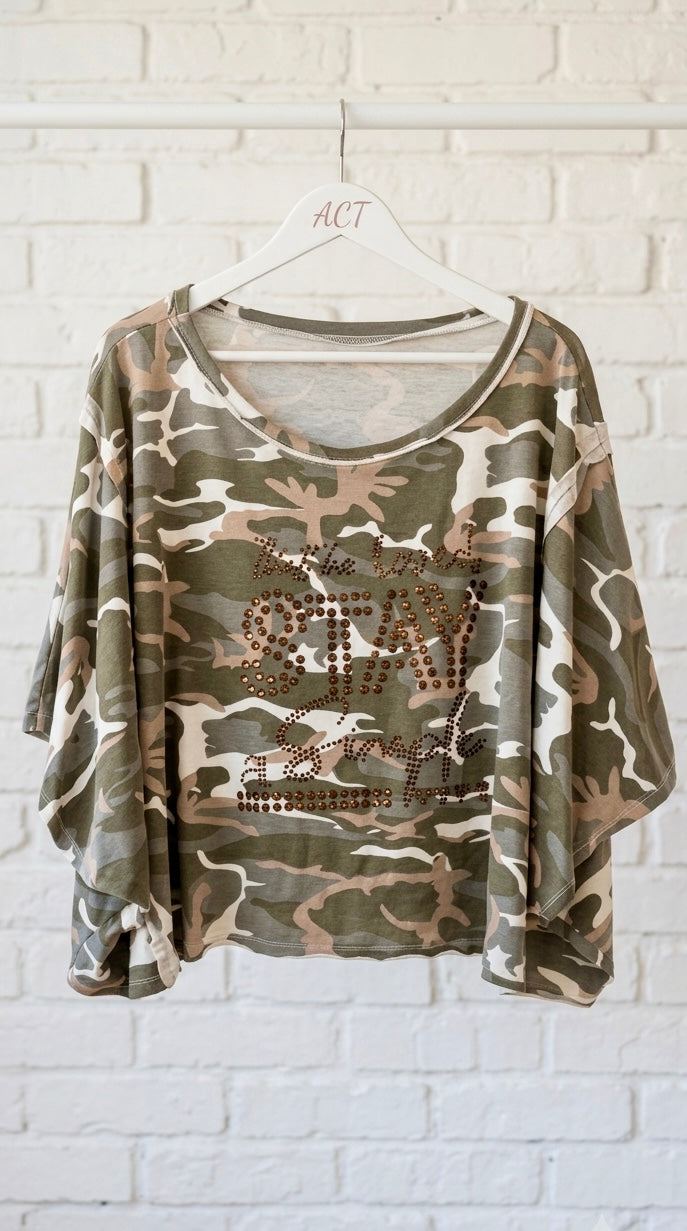 Sudadera Camuflaje Stay Simple