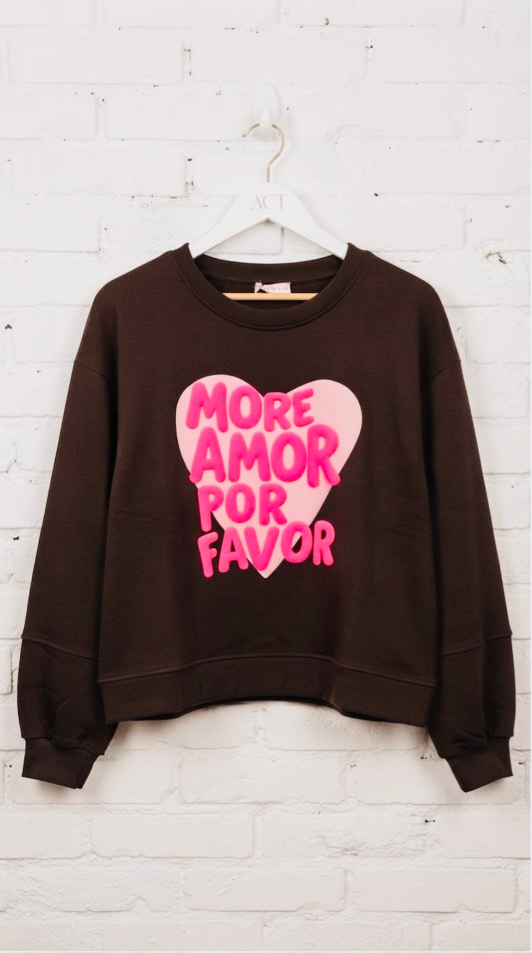Sudadera Corazón "More Amor"