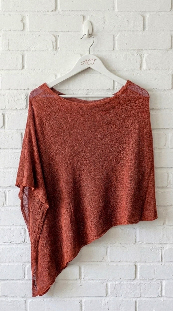 Jersey poncho calado +6 colores