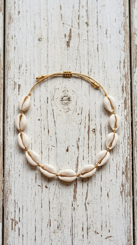 Pulsera tobillera concha marina
