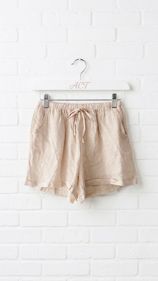 Pantalón corto de lino Aurora +5 colores