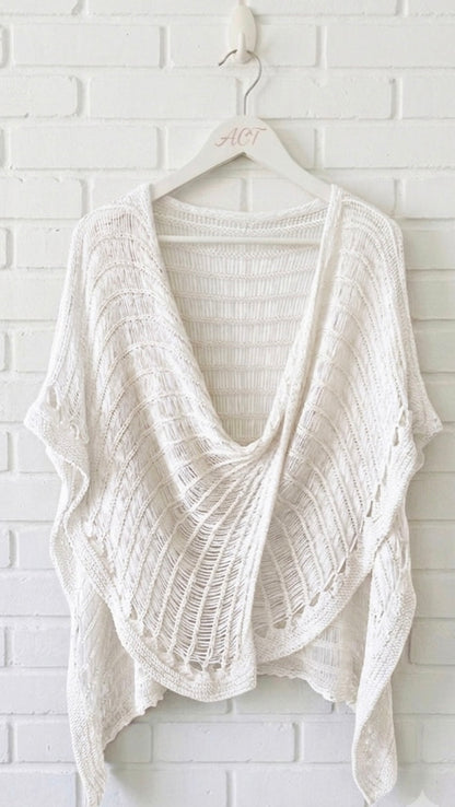 Poncho de hilo + 2colores