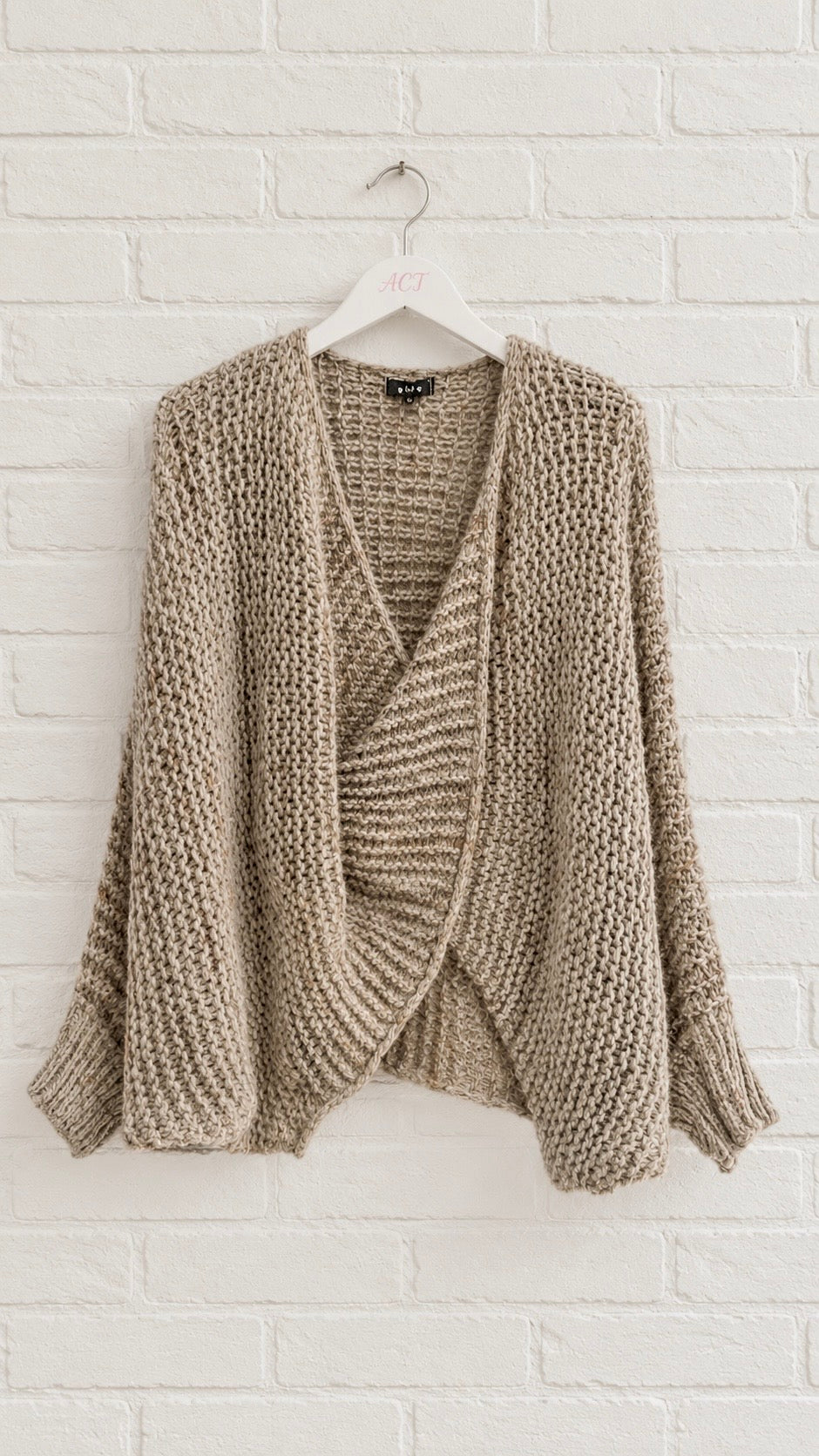 Cárdigan Poncho Jaspeado +4 colores