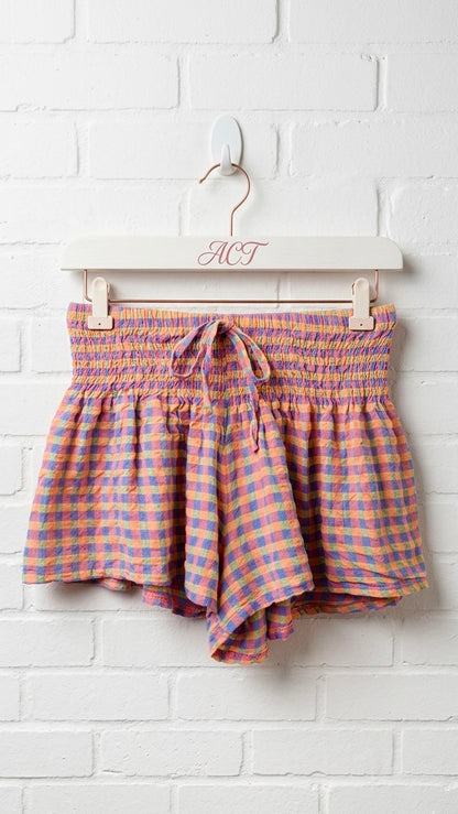 Short vichy neón +4colores