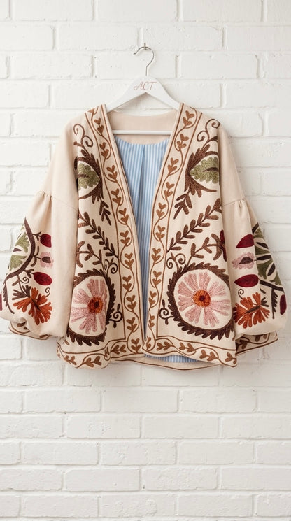 Chaqueta Kimono Estampada