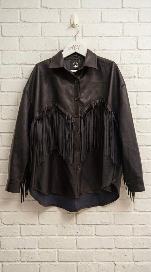 Sobrecamisa Eco Piel Flecos