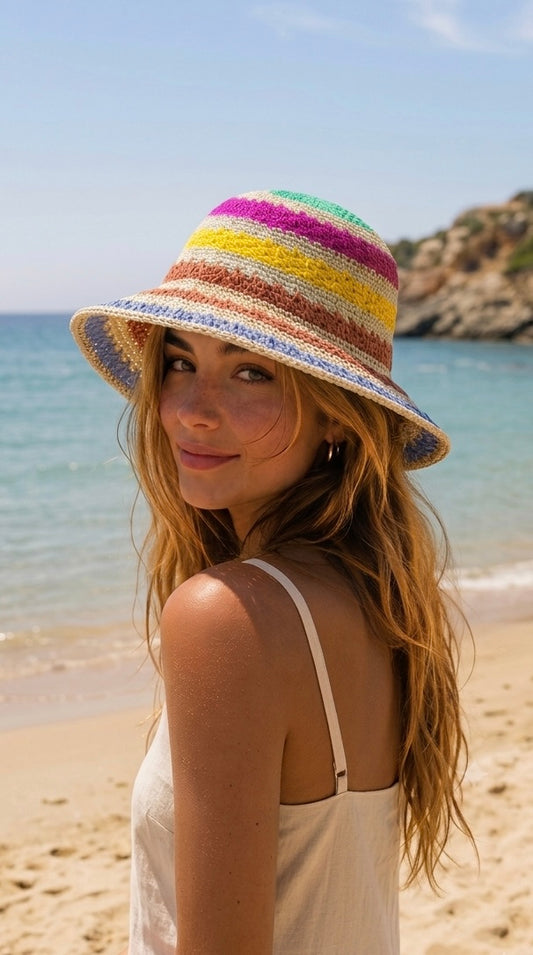 Gorro bucket multicolor