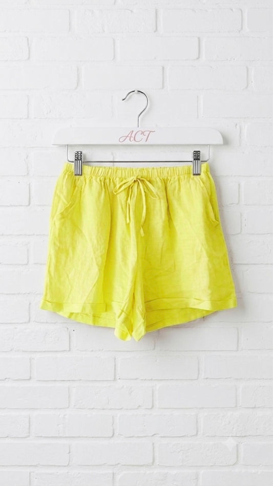 Pantalón corto de lino Aurora +5 colores