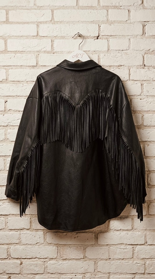 Sobrecamisa Eco Piel Flecos